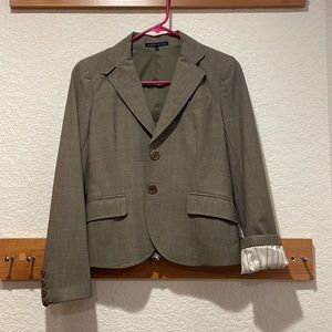 Grayish tan Theory blazer. Excellent condition.